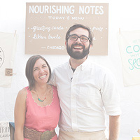 Julie and Andy at Renegade Caft Fair