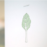 Chard Greeting Card