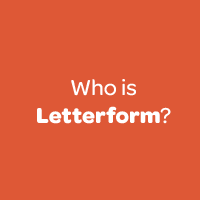 letterform button